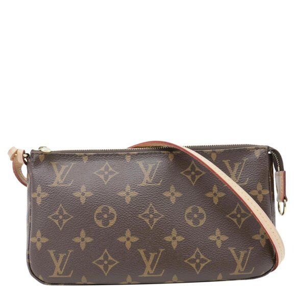 Louis Vuitton  Pochette Accessoires Monogram Canvas Pouch Brown - Picture 1 of 11